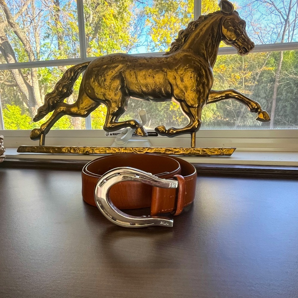 Ralph Lauren Horseshoe Belt Size Small